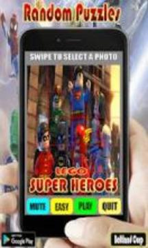 Random Lego SUPER HEROES Puzzles游戏截图1