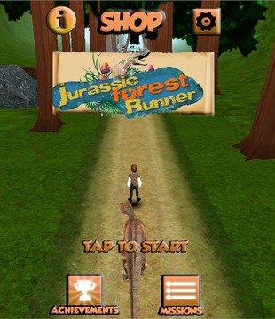 Jurassic Forest Runner游戏截图1