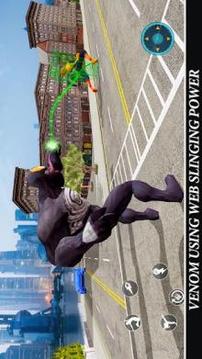 Venom Superhero Spider Web Slinger- Crime City War游戏截图1