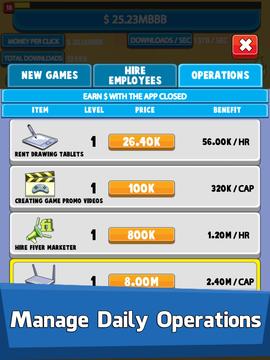 Video Game Tycoon -Clicker Inc游戏截图4