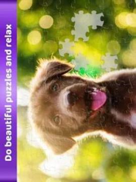 Puppies Jigsaw Puzzles - Free Puzzle games游戏截图3