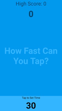 How Fast Can You Tap?游戏截图1