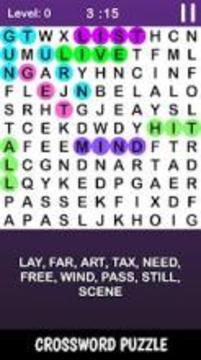 WORDS SEARCH: INFINITE CROSSWORD PUZZLE FREE GAME游戏截图3