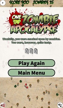 One Tap Zombie Apocalypse Free游戏截图5