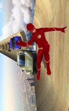 Speed Hero Airborne Mega Ramp in Vegas City游戏截图4