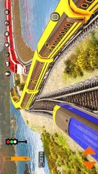 Train Simulator Driving Uphill Train Game游戏截图3