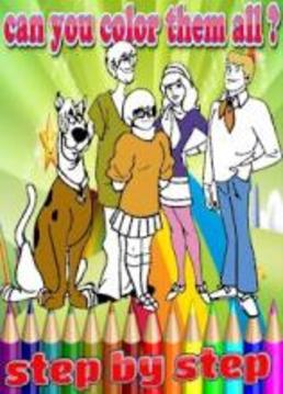 Coloring Book For Scooby And Dog Pages游戏截图2