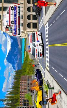 Ambulance Rescue Simulator – Emergency City Drive游戏截图1
