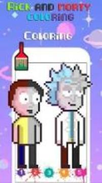 Coloring Rick-and morty游戏截图4