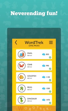 WordTrek brain puzzles & games游戏截图3