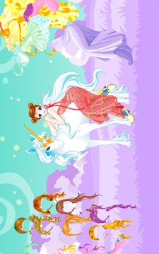 Fairy and the Unicorn Dressup游戏截图4