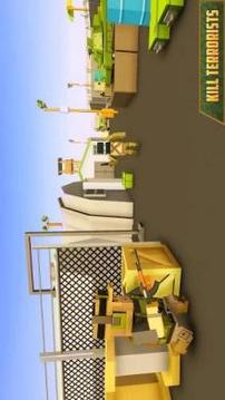 Blocky Army Base: Modern War Strike游戏截图4