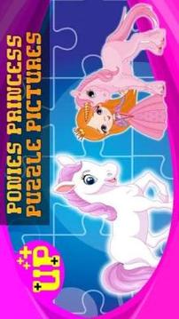 Ponies Princess Puzzle Pictures游戏截图5