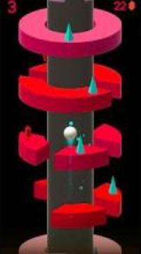 Helix Spiral Tower : helix jumping arcade游戏截图4