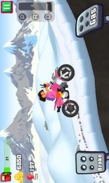 Little Dora Moto Climb Racing - dora game for kids游戏截图3