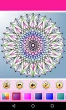 Coloring Book - Mandala HD游戏截图2