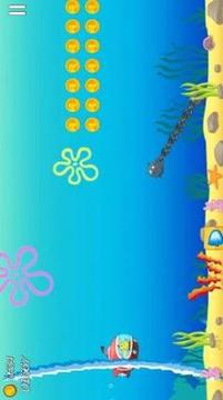 Sponge Submarine : Happy Dive Square Adventure游戏截图2