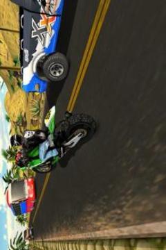 Wrong Way Moto Racer游戏截图2