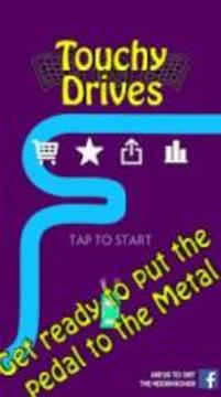 Touchy Drives - Fun Finger Driving Game游戏截图5