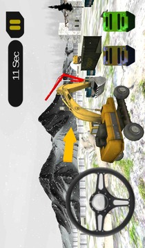 Snow Heavy Excavator Simulator游戏截图1