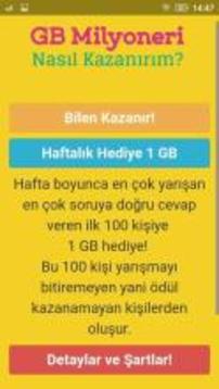 1 GB Kazan - Bedava İnternet Paketi游戏截图3