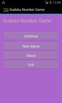 SUDOKU NUMBER GAME游戏截图1