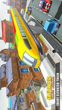 Elevated Train Track Builder : Subway Craft 2018游戏截图1