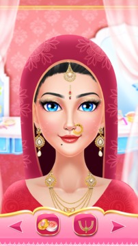 Indian Wedding Bride Makeover Salon游戏截图1