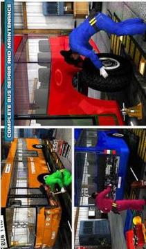 Smart Bus Wash Service: Gas Station Parking Games游戏截图3