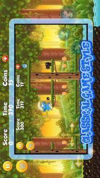 Adventures Super Smurfs Run游戏截图3