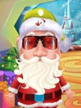 Santa Clause - Crazy Santa Beard Salon游戏截图3