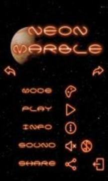 Neon Marble : Space Rush游戏截图2