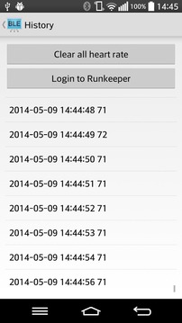 Heart Rate BLE Runkeeper游戏截图4