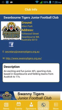 Swanbourne Tigers Junior FC游戏截图5