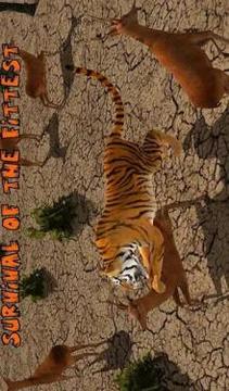 Ultimate Lion Vs Tiger Wild Adventure Game游戏截图3