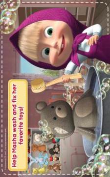 Masha and the Bear: House Cleaning Games for Girls游戏截图4