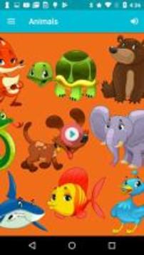 Animals- Learn, Spell, Quiz, Draw, Color & Games游戏截图2