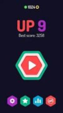 UP 9 - Hexa Puzzle! Merge Numbers to get 9游戏截图2