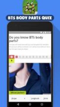 BTS Body Kpop Quiz Game游戏截图2