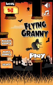 Flying Granny游戏截图1