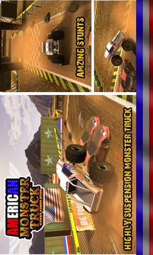 American Monster Truck Stunt Simulator游戏截图3