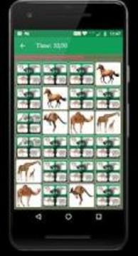 Animal Memory Matching Game游戏截图3