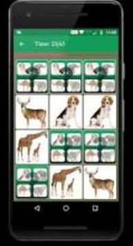 Animal Memory Matching Game游戏截图4