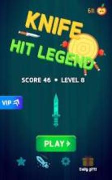 Hit Knife Legend: Flip Knife to Target游戏截图1