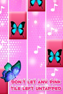 Pink Piano Butterfly - 钢琴砖 2018游戏截图3