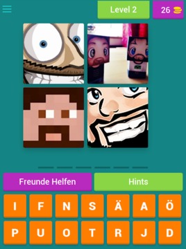 4 Bilder 1 Youtuber - Deutsche Youtuber Erraten游戏截图4