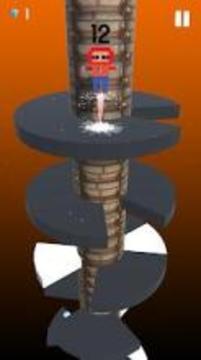 Spiral Man Helix Jump 3D游戏截图1