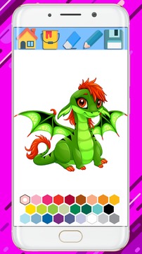 Dragon Coloring Book - Coloring Dragon 2018游戏截图5