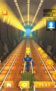 Subway Captain Run 3: Endless Surfing Adventure游戏截图1