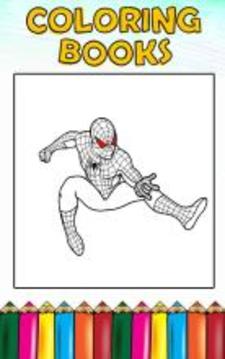 How To Color Spider-Man (Spider Games)游戏截图2